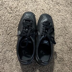 Nike Black Sneakers with White Accents